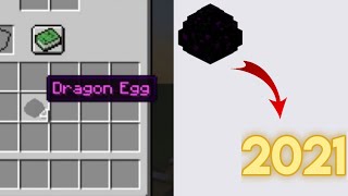 How to get ender dragon egg in Minecraft  Creative amp Survival in English [upl. by Thomasa]