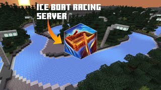 Snow Hill Ice Track  A Minecraft Ice Boat Racing Map [upl. by Hinda]