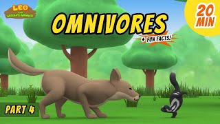 Omnivores Part 44  Animals Stories for Kids  Educational  Leo the Wildlife Ranger [upl. by Cesya918]