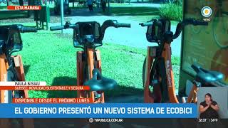 Nuevo sistema de ECOBici  TPANoticias [upl. by Tali817]