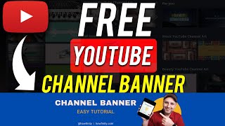 How to Make a YouTube Banner on Canva [upl. by Claybourne]