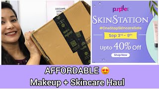 Purpllecom HAUL  Makeup  Skincare  Affordable Skincare amp makeup Purpllecom SALE [upl. by Adao]