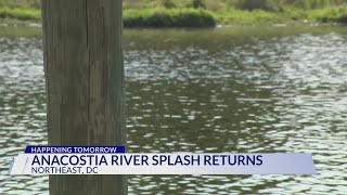 Anacostia splash marks milestone in river cleanup [upl. by Repmek]