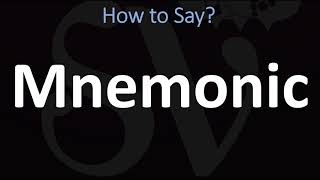 How to Pronounce Mnemonic CORRECTLY [upl. by Berkly]