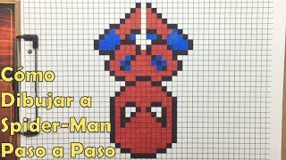 Cómo Dibujar a SpiderMan en 8bit o Pixel Art TUTORIAL PASO A PASO [upl. by Wiggins715]