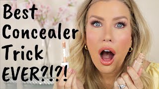 OVER 40 TRY THIS LIFE CHANGING CONCEALER TRICK  NO MORE CREASING [upl. by Hock]