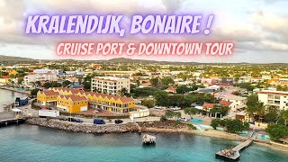 Kralendijk Bonaire Cruise Port and Dowtown Tour Holland America Rotterdam [upl. by Nalyr868]