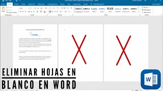 ❌📄COMO ELIMINAR UNA HOJA EN BLANCO EN WORD 2024 [upl. by Alliw]