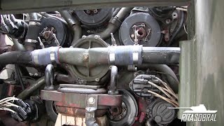 Rare Sherman Firefly MULTIBANK Engine sound [upl. by Trammel]