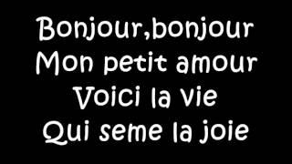 Bonjour bounjour  Yuyu  lyrics [upl. by Oicangi227]