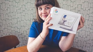 Google Nest Hub unboxing och första test  smart högtalare med skärm svenska 🇸🇪 [upl. by Winstonn]