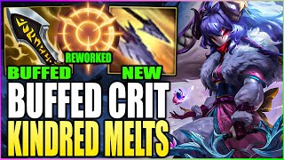 Is the New Crit Rework Good On Kindred Jungle 1410 crit item rework gameplay [upl. by Lynda553]