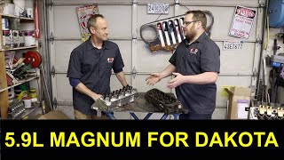 59L Magnum Dodge Dakota Build Part 2 [upl. by Ihsakat]