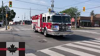 St Catharines Fire Pump 1 amp Rescue 1 Responding MVC [upl. by Yewed919]