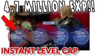 Final Fantasy XV 47Mil EXP How to Level Up Fast hit level cap in chapter 3 [upl. by Avelin]