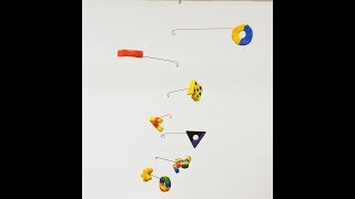 How to Balance a Calder Style Cascading Mobile Sculpture [upl. by Lacie]