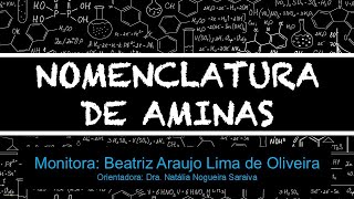 NOMENCLATURA DE AMINAS [upl. by Olli]