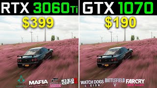 RTX 3060 Ti vs GTX 1070 Test in 10 Games [upl. by Ecaidnac]