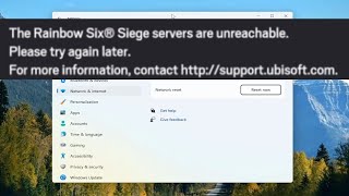 How To Fix Rainbow Six Siege Server Connection Error Code 3 0x0001000b In Windows 11 Tutorial [upl. by Armand521]