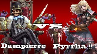 Soul Calibur V Online Ranked  Dampierre me vs Pyrrha Ω [upl. by Rodl]