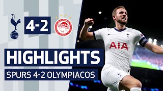 HIGHLIGHTS  Spurs 42 Olympiacos  Incredible comeback in Jose Mourinhos first home win [upl. by Ahsaele]