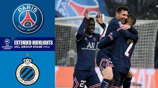 Paris SaintGermain vs Club Brugge Extended Highlights  Group Stage  MD 6  CBS Sports Golazo [upl. by Sailesh]