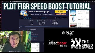 PLDT Home Fibr SPEED BOOST Tutorial  Get faster 2x internet speed for free 2021 [upl. by Annairda571]