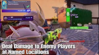 Deal Damage to Enemy Players at Named Locations  Fortnite Week 11 Weekly Quest [upl. by Lenhard]