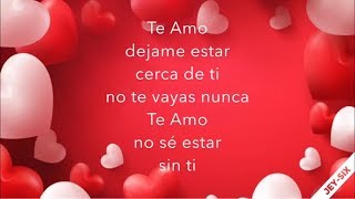 Te amo  Los Mier Letra [upl. by Welcher]