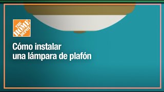 ¿Cómo instalar una lámpara de plafón [upl. by Lorusso8]