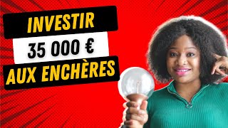 Comment INVESTIR 35 000 € aux Enchères Immobilières  🤫 [upl. by Gnal]