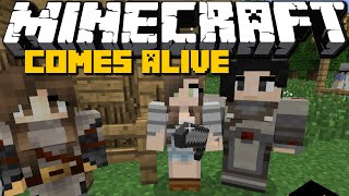 WATCH MINECRAFT COME ALIVE  Comes Alive Mod Get Married have kids and more [upl. by Brittney]