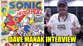 INTERVIEW WITH THE CREATOR OF THE FIRST ARCHIE SONIC THE HEDGEHOG COVER  Dave Manak Interview [upl. by Arocahs43]