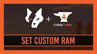 How to Set RAM in CurseForge launcher  Overwolf Curseforge [upl. by Elfrieda]