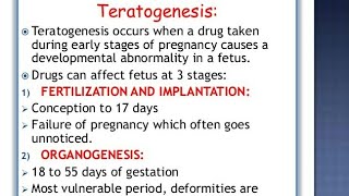 Congenital malformations Teratogenesis [upl. by Ahsika152]