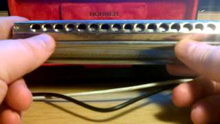 Hohner  The 64 Chromonica  Harmonica first look [upl. by Tnaryb]