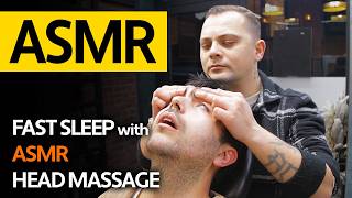 INCREDIBLE Real Barber Shop Experience  ASMR HEAD MASSAGE FOR DEEP SLEEP [upl. by Colson727]