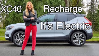 2021 Volvo XC40 Recharge review  Volvos first electric vehicle [upl. by Ellecrad960]