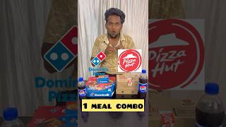 Domino’s VS Pizza Hut youtubeshorts shortsfeed food foodie challenge entertainement shorts [upl. by Pegeen]