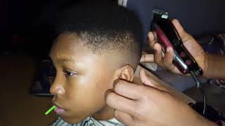 Coiffure homme dégrader coupe afro [upl. by Ralyat662]