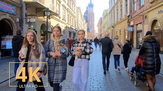 Krakow Poland  4K  Street Walk  City Tour  Wawel Castle  Polska Cracow  Virtual Walking 2021 [upl. by Hedveh198]