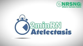 Atelectasis  2minRN  Nursing Care for NCLEX [upl. by Petras]