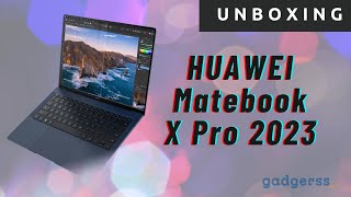 Unboxing de la HUAWEI Matebook X Pro 2023 MRGFGX [upl. by Euqenimod]