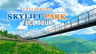 Gatlinburg SkyLift Park amp SkyBridge Full Tour SkyPark [upl. by Nwahsyar]