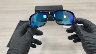 Oakley Straightlink OO9331 04 Sunglasses Polished BlackSapphire Iridium Mirror [upl. by Mallissa]