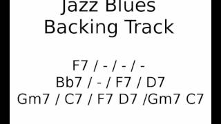 Jazz Blues backing track in F [upl. by Yolande672]