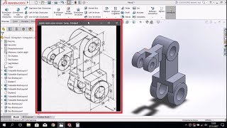 SolidWorks Örnek Çizim  ORTA SEVİYE 2 SINAVA YARDIMCI [upl. by Lorie5]