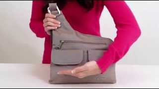 Travelon Anti Theft Cross Body Messenger Bag RFID Blocking 42373 [upl. by Iffar]