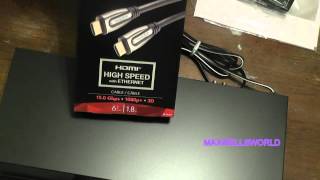 UnBoxing and review of a samsung BDD5100 blueray dvd player  maxwellsworld [upl. by Xel]