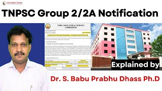 TNPSC Group 22A Notification Released  Explained [upl. by Ecaidnac]